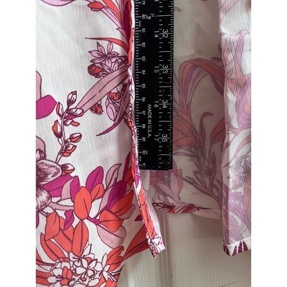 NWT Cupshe Open Front Elasticize Waist Tie Tropical Beach Cover Up Kimono XL - Picture 9 of 12